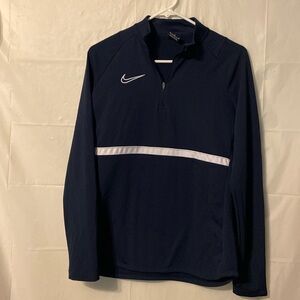 Nike Dri-Fit size medium jacket in Navy blue.